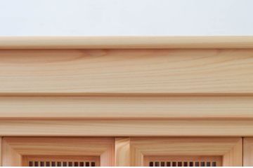 新品未使用品　中古　40号　ヒノキ材　ナチュラルな風合いが魅力的な神徒用仏壇(ご神徒壇、御霊舎、みたまや、祭壇宮、さいだんみや)(定価約36万円)(R-078155)