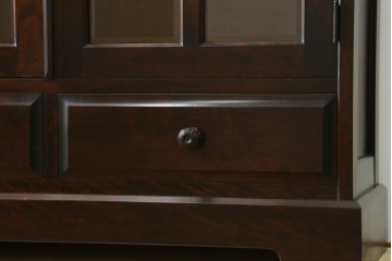 中古　北海道民芸家具　和洋どちらのお部屋にも馴染むブックケース　(R-078156)