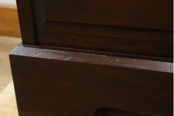 中古　北海道民芸家具　和洋どちらのお部屋にも馴染むブックケース　(R-078156)