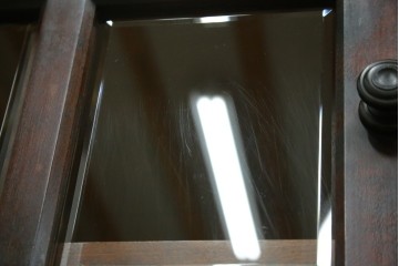 中古　北海道民芸家具　和洋どちらのお部屋にも馴染むブックケース　(R-078156)