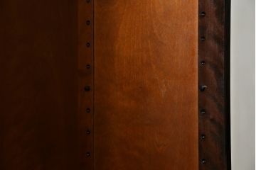 中古　北海道民芸家具　ブックケースリメイク　和洋どちらのお部屋にも馴染むオープンラック(オープンシェルフ、ブックシェルフ、本棚、書棚、収納棚、飾り棚、陳列棚、ディスプレイラック)(R-078157)