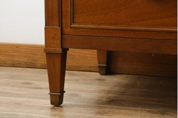 中古　美品　DREXEL HERITAGE(ドレクセルヘリテイジ)　Triune(トライユン)　上品な佇まいが魅力のマホガニー材製サイドボード(サイドチェスト、引き出し)(定価約70万円)(R-078159)