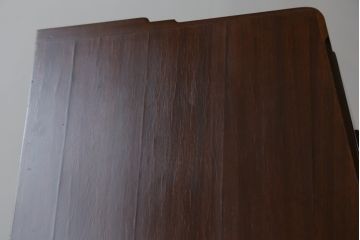 和製ビンテージ　高島屋取り扱い　神戸元町欧風家具　メープル不二屋製　高級感溢れるマホガニー材のライティングビューロー(簿記机、ワークデスク、在宅用、在宅ワーク用、ヴィンテージ)(R-078162)