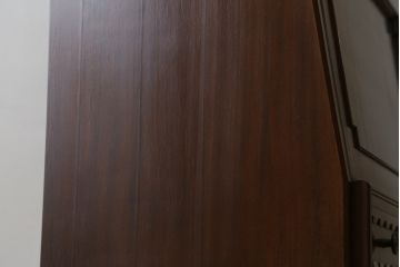 和製ビンテージ　高島屋取り扱い　神戸元町欧風家具　メープル不二屋製　高級感溢れるマホガニー材のライティングビューロー(簿記机、ワークデスク、在宅用、在宅ワーク用、ヴィンテージ)(R-078162)