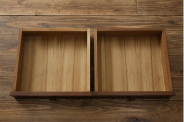 和製ビンテージ　高島屋取り扱い　神戸元町欧風家具　メープル不二屋製　高級感溢れるマホガニー材のライティングビューロー(簿記机、ワークデスク、在宅用、在宅ワーク用、ヴィンテージ)(R-078162)