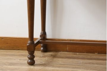 和製ビンテージ　高島屋取り扱い　神戸元町欧風家具　メープル不二屋製　高級感溢れるマホガニー材のライティングビューロー(簿記机、ワークデスク、在宅用、在宅ワーク用、ヴィンテージ)(R-078162)