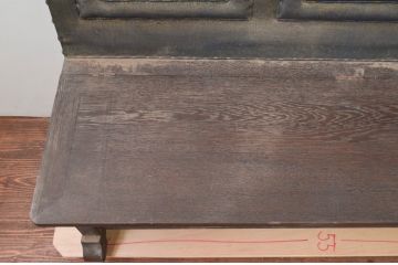 和製ビンテージ　特注 希少モデル!!　神戸洋家具　永田良介商店　収納付きベンチソファ(三人掛け、3Pソファ、ヴィンテージ)(R-078164)