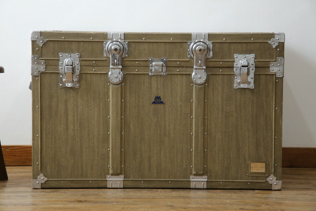 和製ヴィンテージ　KOWA INDUSTRY(コーワインダストリー)　無骨さの中に品を感じる船トランク　(R-078165)