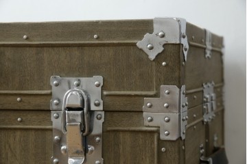 和製ヴィンテージ　KOWA INDUSTRY(コーワインダストリー)　無骨さの中に品を感じる船トランク　(R-078165)