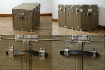 和製ヴィンテージ　KOWA INDUSTRY(コーワインダストリー)　無骨さの中に品を感じる船トランク　(R-078165)