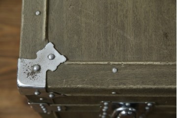 和製ヴィンテージ　KOWA INDUSTRY(コーワインダストリー)　無骨さの中に品を感じる船トランク　(R-078165)