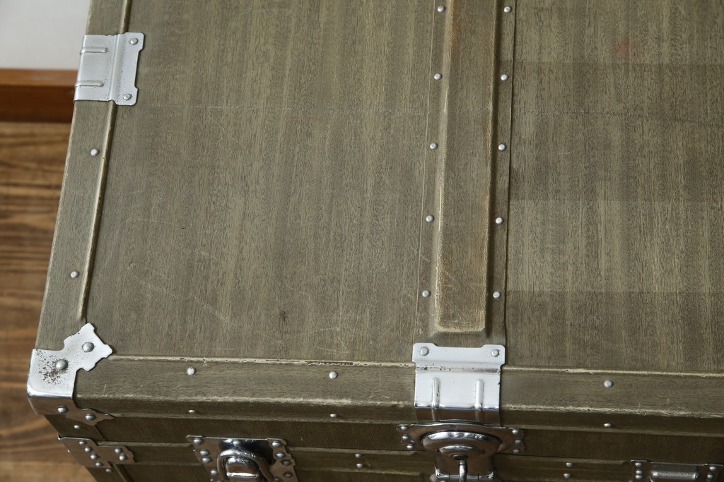 和製ヴィンテージ　KOWA INDUSTRY(コーワインダストリー)　無骨さの中に品を感じる船トランク　(R-078165)