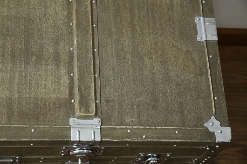 和製ヴィンテージ　KOWA INDUSTRY(コーワインダストリー)　無骨さの中に品を感じる船トランク　(R-078165)