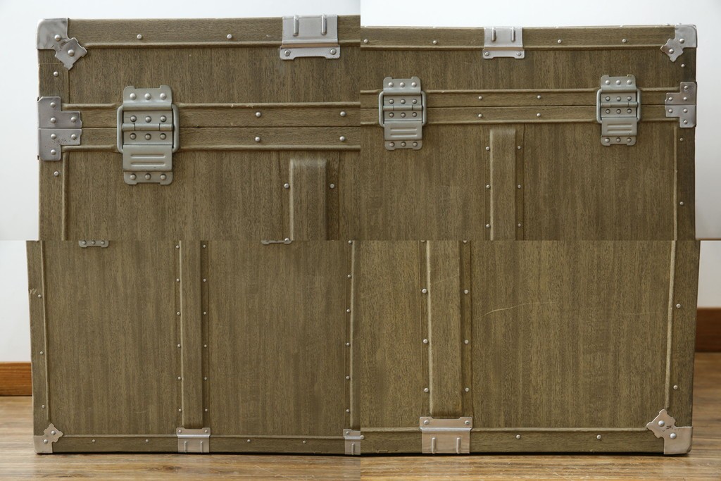 和製ヴィンテージ　KOWA INDUSTRY(コーワインダストリー)　無骨さの中に品を感じる船トランク　(R-078165)