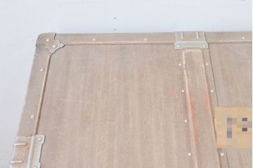 和製ビンテージ　KOWA INDUSTRY(コーワインダストリー)　お洒落な空間づくりにおすすめの船トランク(舟トランク、ローテーブル、センターテーブル、収納、ディスプレイ、店舗什器、ヴィンテージ)(R-078165)