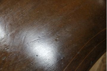 イギリスアンティーク　マホガニー材　透かし彫りのデザインがお洒落なサイドテーブル(コンソールテーブル、花台、飾り台、英国)(R-078168)