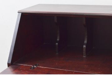 中古　北海道民芸家具　上質な作りが魅力のライティングビューロー(簿記机、ワークデスク、引き出し、在宅用、在宅ワーク用)(定価約34万円)(R-078171)
