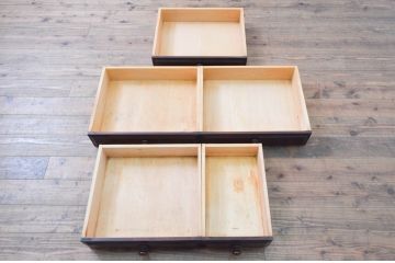 中古　北海道民芸家具　上質な作りが魅力のライティングビューロー(簿記机、ワークデスク、引き出し、在宅用、在宅ワーク用)(定価約34万円)(R-078171)