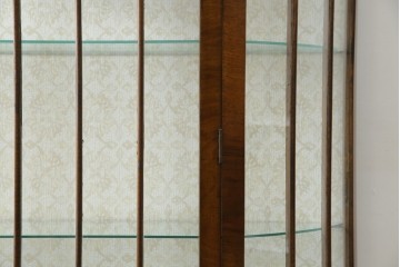 イギリスアンティーク　マホガニー材　品のある佇まいが魅力的な猫脚キャビネット　(R-078173)