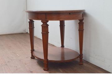 中古　美品　DREXEL HERITAGE(ドレクセルヘリテイジ)　FRANCESCA(フランチェスカ)シリーズ　格納式天板付き!クラシカルなランプテーブル(コーヒーテーブル、サイドテーブル、ナイトテーブル、花台、飾り台)(定価約30万円)(R-078174)