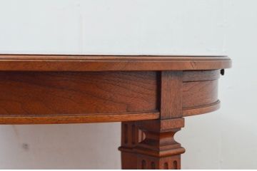 中古　美品　DREXEL HERITAGE(ドレクセルヘリテイジ)　FRANCESCA(フランチェスカ)シリーズ　格納式天板付き!クラシカルなランプテーブル(コーヒーテーブル、サイドテーブル、ナイトテーブル、花台、飾り台)(定価約30万円)(R-078174)