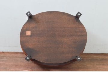 中古　美品　DREXEL HERITAGE(ドレクセルヘリテイジ)　FRANCESCA(フランチェスカ)シリーズ　格納式天板付き!クラシカルなランプテーブル(コーヒーテーブル、サイドテーブル、ナイトテーブル、花台、飾り台)(定価約30万円)(R-078174)