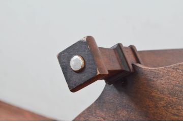 中古　美品　DREXEL HERITAGE(ドレクセルヘリテイジ)　FRANCESCA(フランチェスカ)シリーズ　格納式天板付き!クラシカルなランプテーブル(コーヒーテーブル、サイドテーブル、ナイトテーブル、花台、飾り台)(定価約30万円)(R-078174)