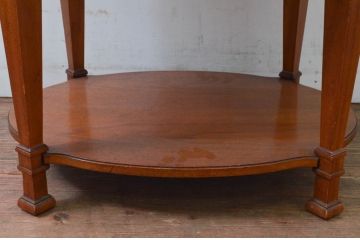 中古　美品　DREXEL HERITAGE(ドレクセルヘリテイジ)　FRANCESCA(フランチェスカ)シリーズ　格納式天板付き!クラシカルなランプテーブル(コーヒーテーブル、サイドテーブル、ナイトテーブル、花台、飾り台)(定価約30万円)(R-078175)