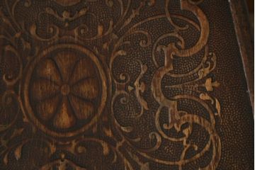イギリスアンティーク　しなやかなループを描く曲げ木のデザインが美しいベントウッドチェア(ダイニングチェア、板座チェア、椅子、イス、英国)(R-078184)