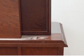 中古　美品　カリモク家具(karimoku)　domani(ドマーニ)　QUEENS　LIFE(クイーンズライフ)　クラシカルな佇まいが目を惹くドレッサー(鏡台、化粧台、ミラー、引き出し)(R-078186)