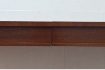 中古　美品　DREXEL HERITAGE(ドレクセルヘリテイジ)　FRANCESCA(フランチェスカ)シリーズ　優美な佇まいのダイニングテーブル(エクステンションテーブル、拡張式テーブル、4人掛け、6人掛け、食卓)(R-078191)