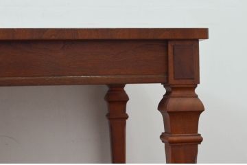 中古　美品　DREXEL HERITAGE(ドレクセルヘリテイジ)　FRANCESCA(フランチェスカ)シリーズ　優美な佇まいのダイニングテーブル(エクステンションテーブル、拡張式テーブル、4人掛け、6人掛け、食卓)(R-078191)