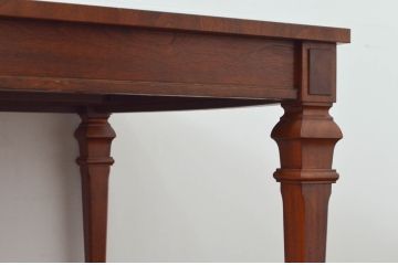 中古　美品　DREXEL HERITAGE(ドレクセルヘリテイジ)　FRANCESCA(フランチェスカ)シリーズ　優美な佇まいのダイニングテーブル(エクステンションテーブル、拡張式テーブル、4人掛け、6人掛け、食卓)(R-078191)