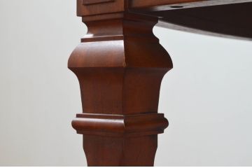 中古　美品　DREXEL HERITAGE(ドレクセルヘリテイジ)　FRANCESCA(フランチェスカ)シリーズ　優美な佇まいのダイニングテーブル(エクステンションテーブル、拡張式テーブル、4人掛け、6人掛け、食卓)(R-078191)