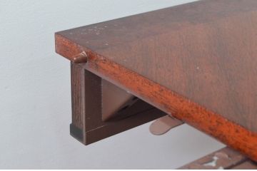 中古　美品　DREXEL HERITAGE(ドレクセルヘリテイジ)　FRANCESCA(フランチェスカ)シリーズ　優美な佇まいのダイニングテーブル(エクステンションテーブル、拡張式テーブル、4人掛け、6人掛け、食卓)(R-078191)