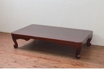 新品　展示品　中古　美しい津軽塗りの座卓(ローテーブル、リビングテーブル、センターテーブル)(定価約50万円)(R-078192)