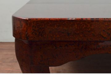 新品　展示品　中古　美しい津軽塗りの座卓(ローテーブル、リビングテーブル、センターテーブル)(定価約50万円)(R-078192)