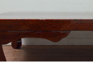 新品　展示品　中古　美しい津軽塗りの座卓(ローテーブル、リビングテーブル、センターテーブル)(定価約50万円)(R-078192)
