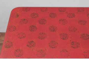 新品　展示品　中古　明るい木の色味が空間を華やかにする美しい津軽塗りの座卓(ローテーブル、リビングテーブル、センターテーブル)(定価約80万円)(R-078193)
