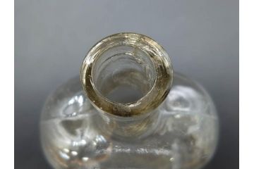 大正〜昭和初期　レトロな雰囲気を演出できるガラス瓶7点セット(ビン、ボトル、硝子、花瓶、花入れ、花器、薬瓶)(R-078206)