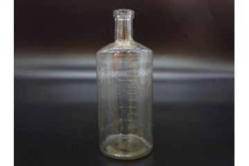 大正〜昭和初期　レトロな雰囲気を演出できるガラス瓶7点セット(ビン、ボトル、硝子、花瓶、花入れ、花器、薬瓶)(R-078206)