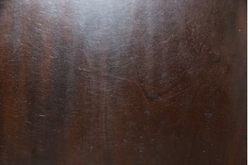 中古　海外輸入家具　マホガニー材　クラシカルな佇まいが魅力的なアンティーク調のデスク(ワークデスク、机、在宅用、在宅ワーク用)(R-078218)