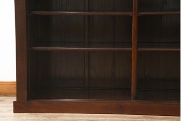 中古　美品　ニレ材　上質な和の空間を演出する水屋箪笥サイドボード(サイドキャビネット、収納棚、戸棚、食器棚、茶箪笥)(R-078224)