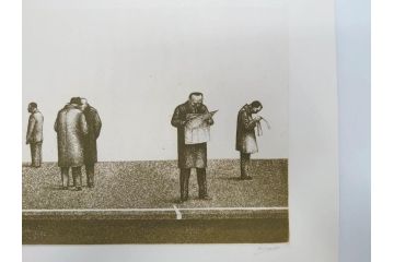 1974年　相笠昌義　小田襄　島州一　馬場檮男　深沢史郎　村上善男　山下武美　渡辺豊重　版画集「都市」　No.22　様々なテイストの作品に触れられるリトグラフ8枚セット(絵画、外箱付き、画集)(R-078243)