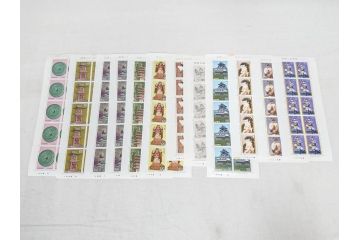 未使用切手　日本郵便　額面429,000円以上　切手シート・バラ等一式まとめてセット(記念切手、切手帳、切手コレクション、皇太子殿下御成婚記念、馬と文化シリーズ、ふるさと切手アルバム)(R-078245)