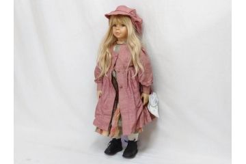 ドイツ GOTZ(ゴッツ)社製　ASHLEY　500体限定　150/500　約74cm　そばかすがチャーミングな人形(ドール、女の子、1999年、子供、子ども)(R-078246)