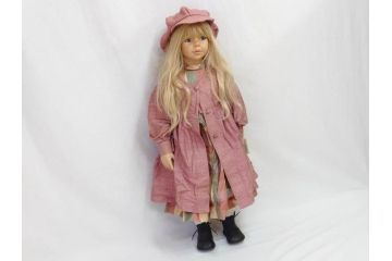 ドイツ GOTZ(ゴッツ)社製　ASHLEY　500体限定　150/500　約74cm　そばかすがチャーミングな人形(ドール、女の子、1999年、子供、子ども)(R-078246)