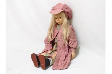 ドイツ GOTZ(ゴッツ)社製　ASHLEY　500体限定　150/500　約74cm　そばかすがチャーミングな人形(ドール、女の子、1999年、子供、子ども)(R-078246)