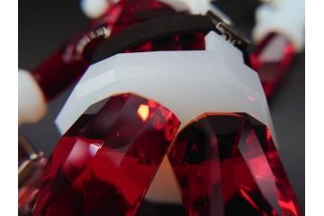 オーストリア　SWAROVSKI(スワロフスキー)　サンタクロース　高さ10.5cm　細部まで丁寧にカットされたクリスタルオブジェ(クリスマスデコレーション、クリスタルガラス、置物、ディスプレイ、箱付き)(R-078249)
