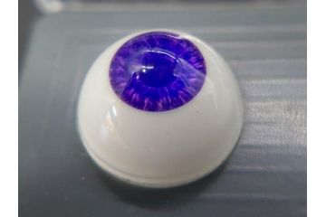GLASTIC REALISTIC EYES　16mm　DARK BROWN/VIOLET　ドールアイ37セット(全75個)(ビスクドール、人形パーツ、グラスアイ、ガラス、目玉、瞳、創作、ハンドメイド)(R-078250)